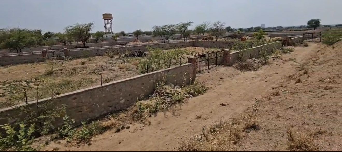 वो खाली सरकारी जमीन जहां आवास बताकर अवैध पट्‌टे जारी किए गए।