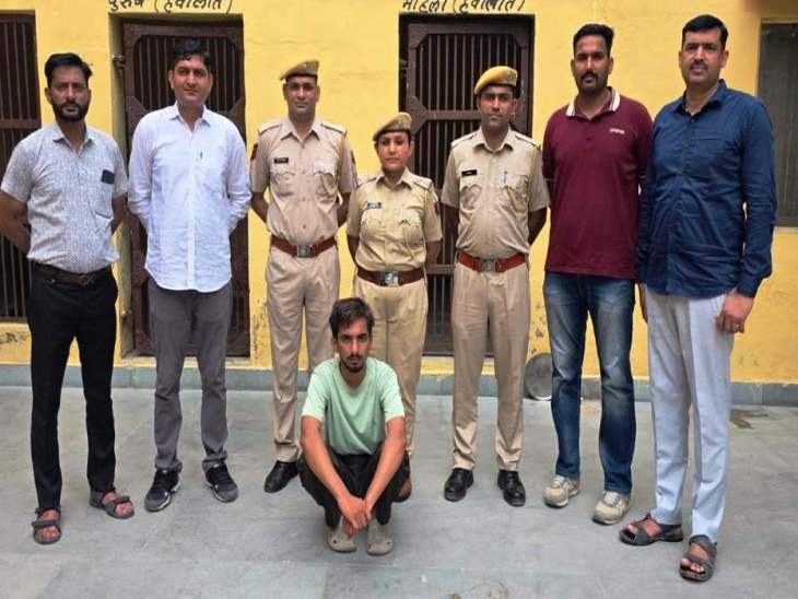 दादी का गला घोंटकर हत्या करने वाले पोते को पुलिस ने गिरफ्तार कर लिया।