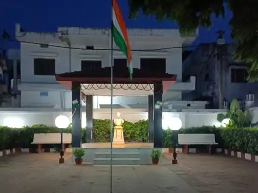 मुंशी प्रेमचंद स्मारक स्थल।