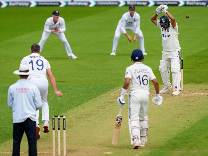 Karun Nair returned notout on the first day. - Dainik Bhaskar
