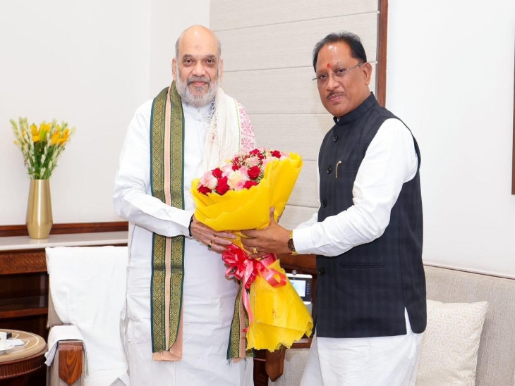 सीएम साय ने केंद्रीय गृह मंत्री अमित शाह को छत्तीसगढ़ में नक्सल उन्मूलन अभियानों और उपलब्धियों की दी जानकारी