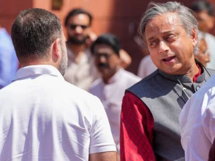 शशि थरूर ने शुक्रवार को मीडिया से बातचीत में कहा कि इंडियन इकोनॉमी डेड नहीं हुई है। - Dainik Bhaskar