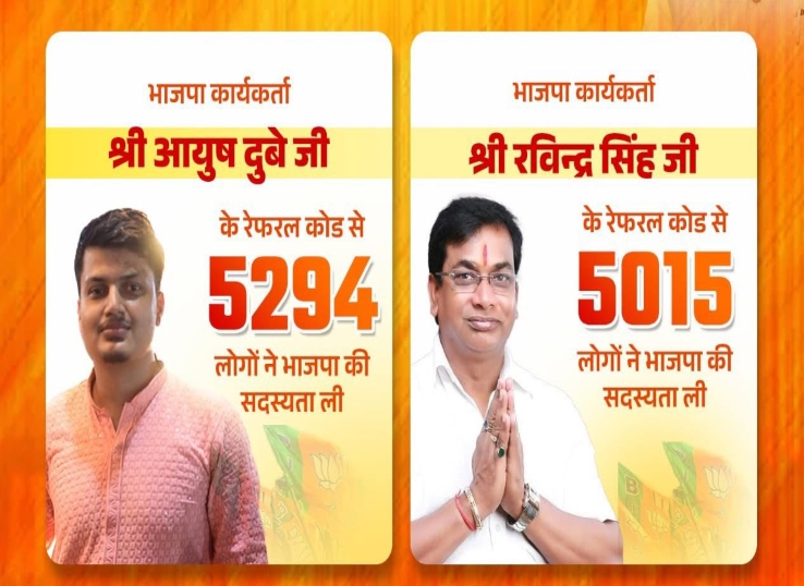 बीजेपी ने इस पोस्ट को अपने सोशल मीडिया पेज पर शेयर किया है।