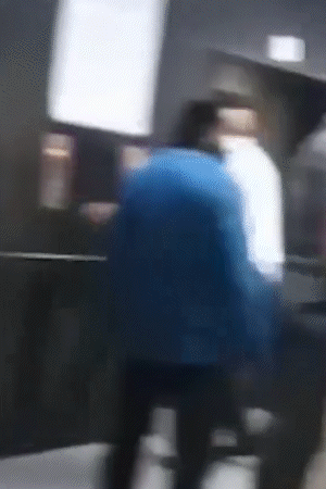 Chetan Anand and his wife were assaulted on Thursday at Patna AIIMS. In the pictures, Chetan is seen in a blue T-shirt and his wife in purple dress.