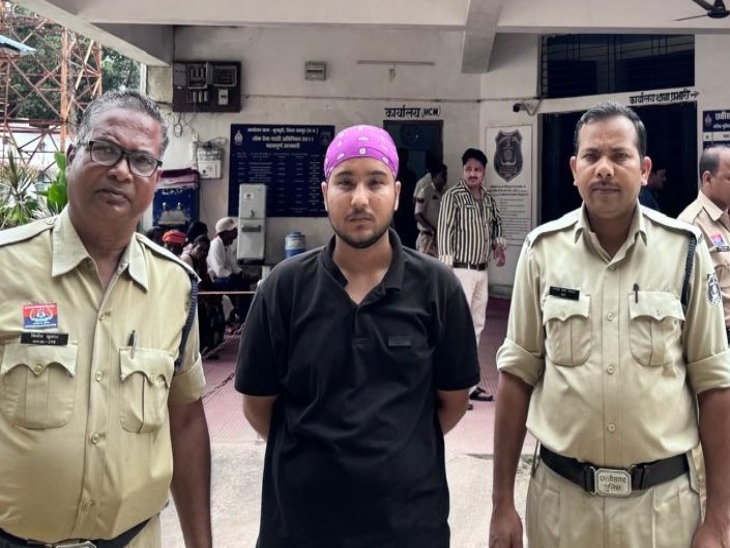 दिल्ली का रहने वाला आरोपी कंवलजीत जिसने युवती को ब्लैकमेल किया।