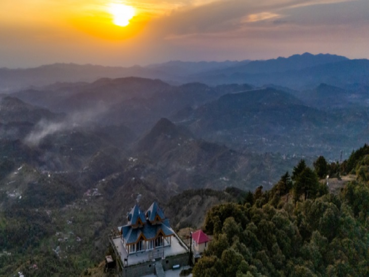 Tara Devi Temple held with Shimla. The area around it has been notified green area