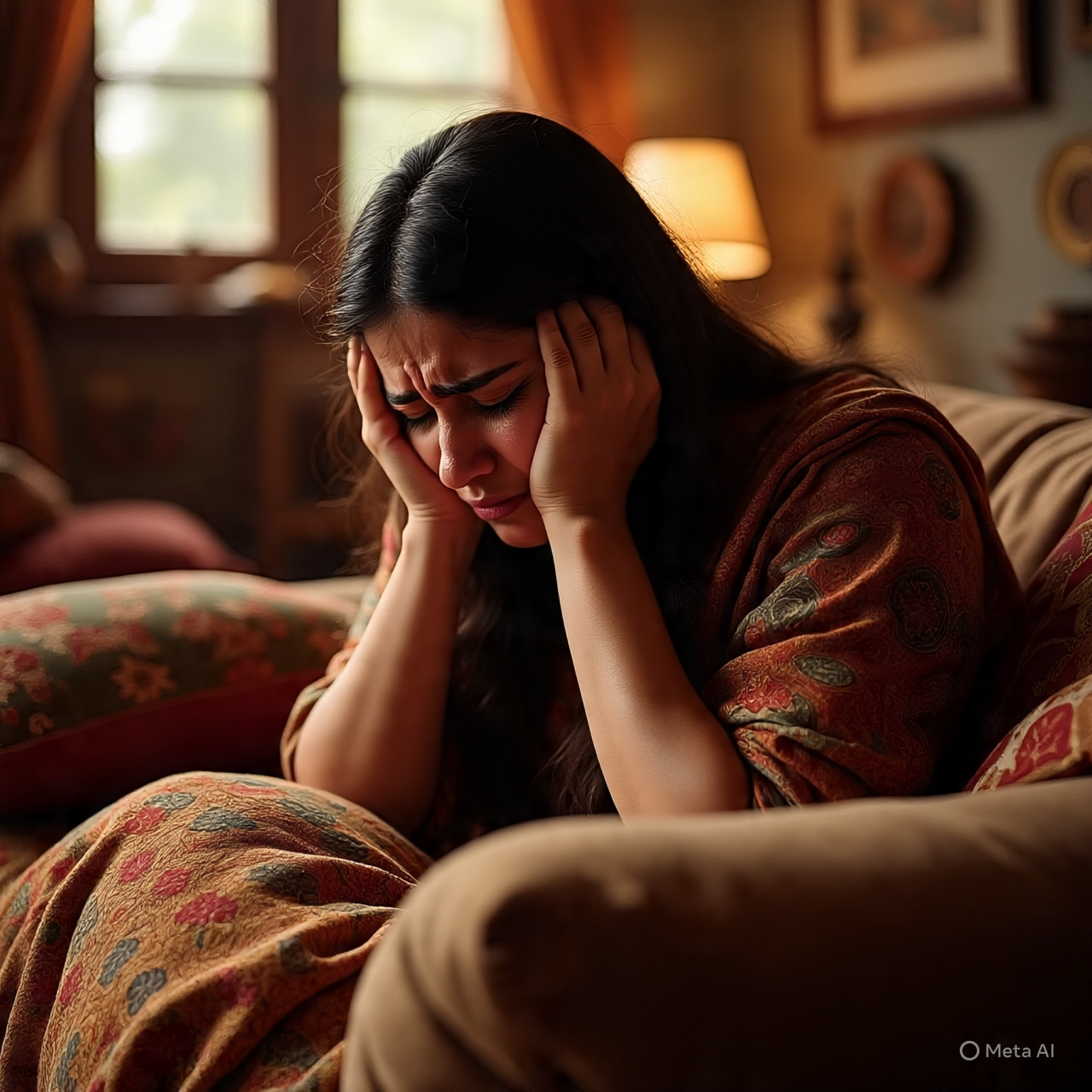 ब्लैकमेलिंग से परेशान होकर पूरी घटना पति को बताई और इसके बाद FIR दर्ज करवाई गई। इमेज सोर्स मेटा AI