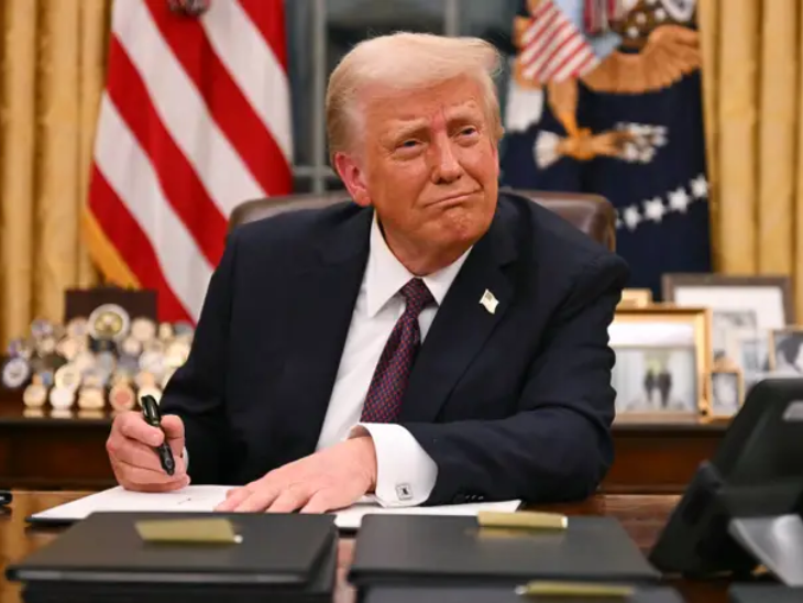 Trump signed several executive orders late on Monday night after taking oath of the President.