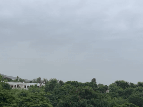 जयपुर में आज बारिश का अलर्ट है। सुबह से बादल छाए हैं। हवा के साथ फुहार चल रही है। हालांकि हल्की उमस का भी एहसास है।