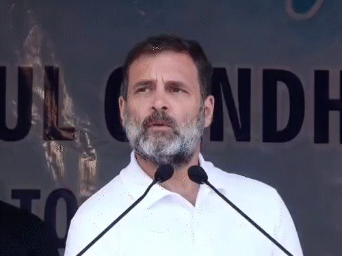 राहुल गांधी ने लद्दाख दौरे पर 25 अगस्त, 2022 को कारगिल में रैली की थी। उन्होंने दावा किया था कि चीन ने भारत की हजारों किमी जमीन पर कब्जा किया है।