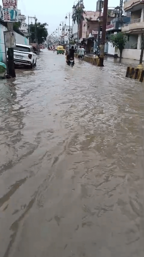 ट्रामा सेंटर बीएचयू मार्ग का दृश्य