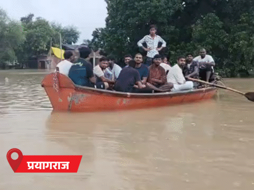 UP Rainfall Flood Alert LIVE Video Update; Varanasi Prayagraj | Kanpur Lucknow Weather | बाढ़-बारिश से 16 मौतें, लखनऊ समेत 10 जिलों में बरसात: 46 जिलों में अलर्ट, प्रयागराज-काशी में ...