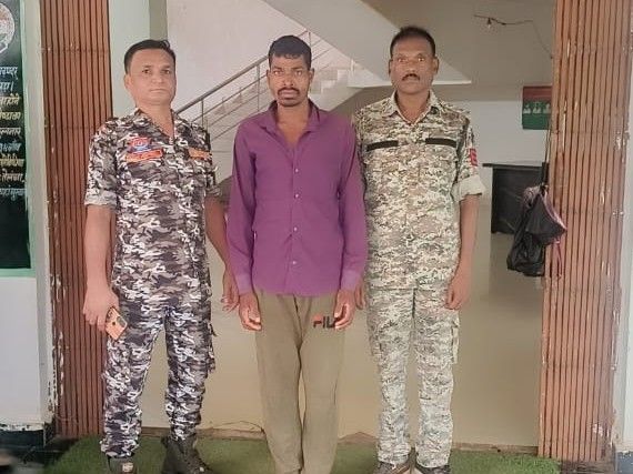 पुलिस ने आरोपी भीमा राम मरकाम को गिरफ्तार कर लिया है।