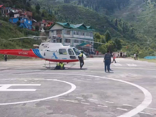 Heli taxi in Gaurikund of Bharmour