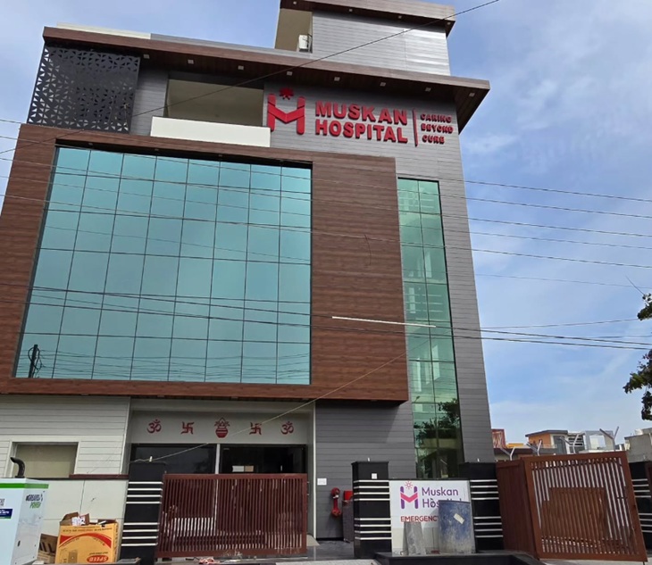 In Sector-8, Dr. Monica Poonia runs Muskan Hospital.