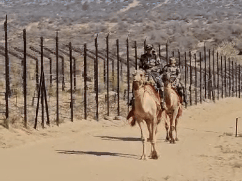 Rajasthan has an international border longer than 1 thousand kilometers. Whose security is with the BSF.