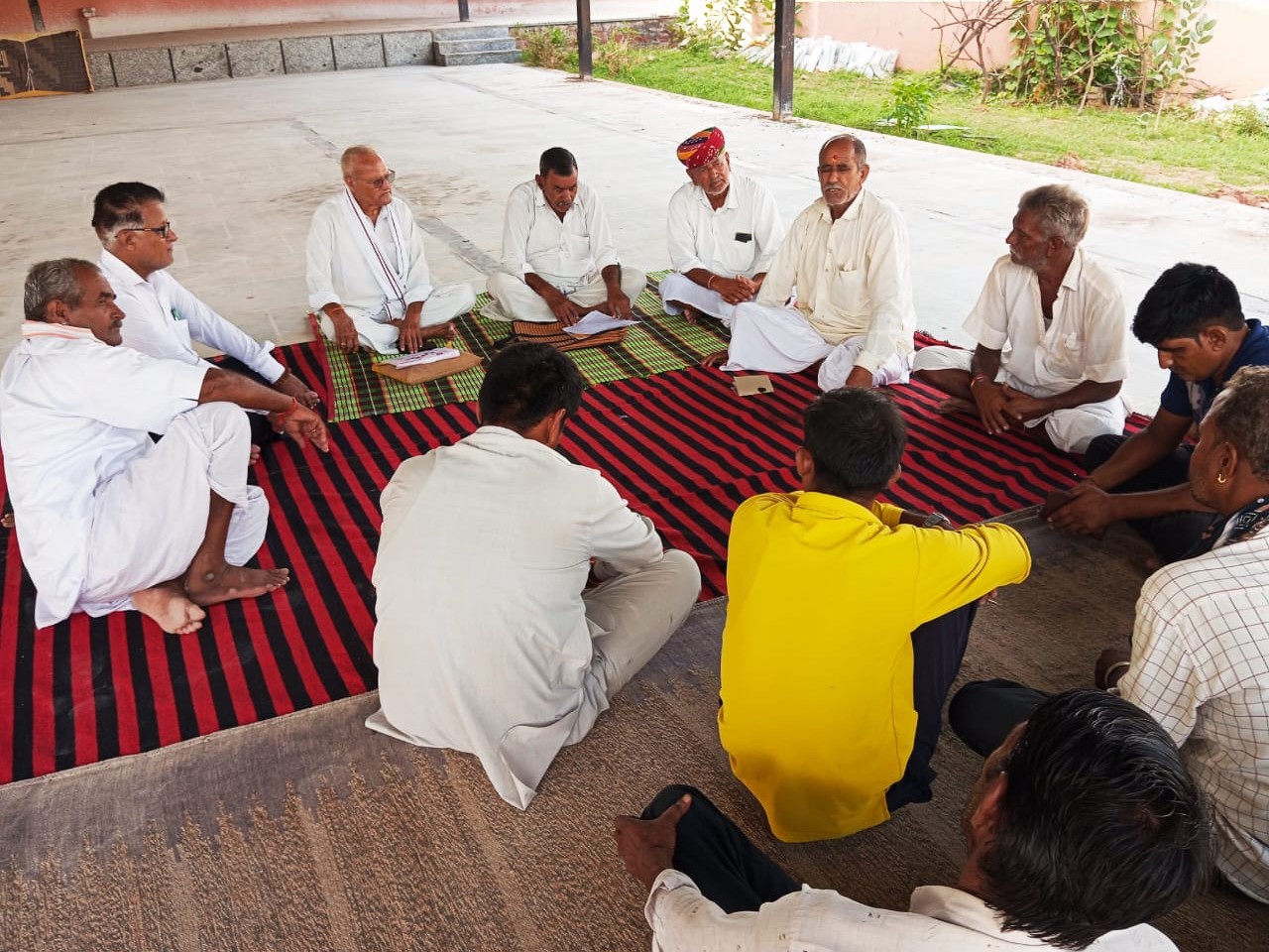 Kanwarilal Jethu became the president of Bharatiya Kisan Sangh Bhadana ...