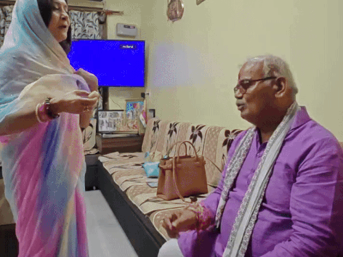 शिक्षा मंत्री मदन दिलावर ने बहनों से राखी बंधवाई