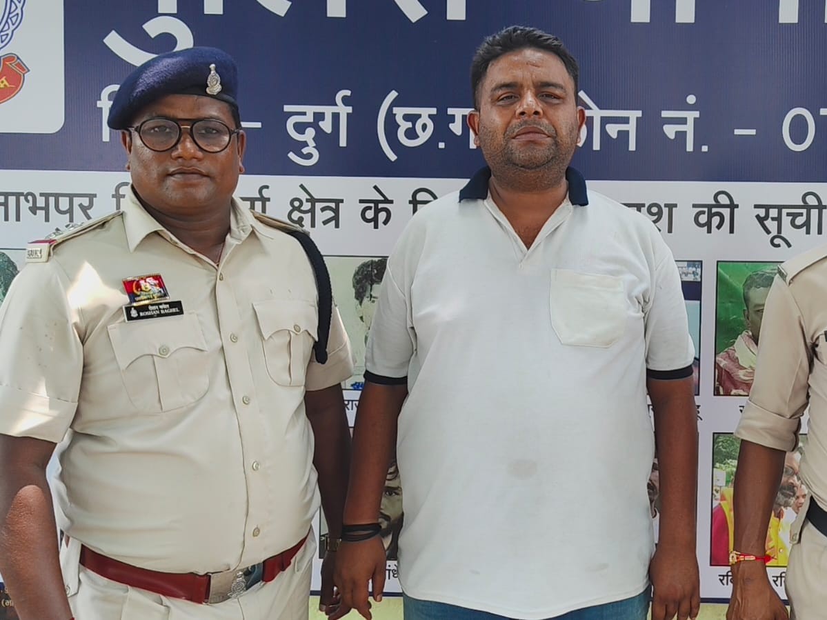 दुर्ग में सूदखोरी के मामले में आरोपी गिरफ्तार - Dainik Bhaskar