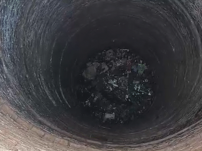200 Feet Deep Examples Cattle fell into a 200 feet deep well in Morena | मुरैना में 200 फीट ...