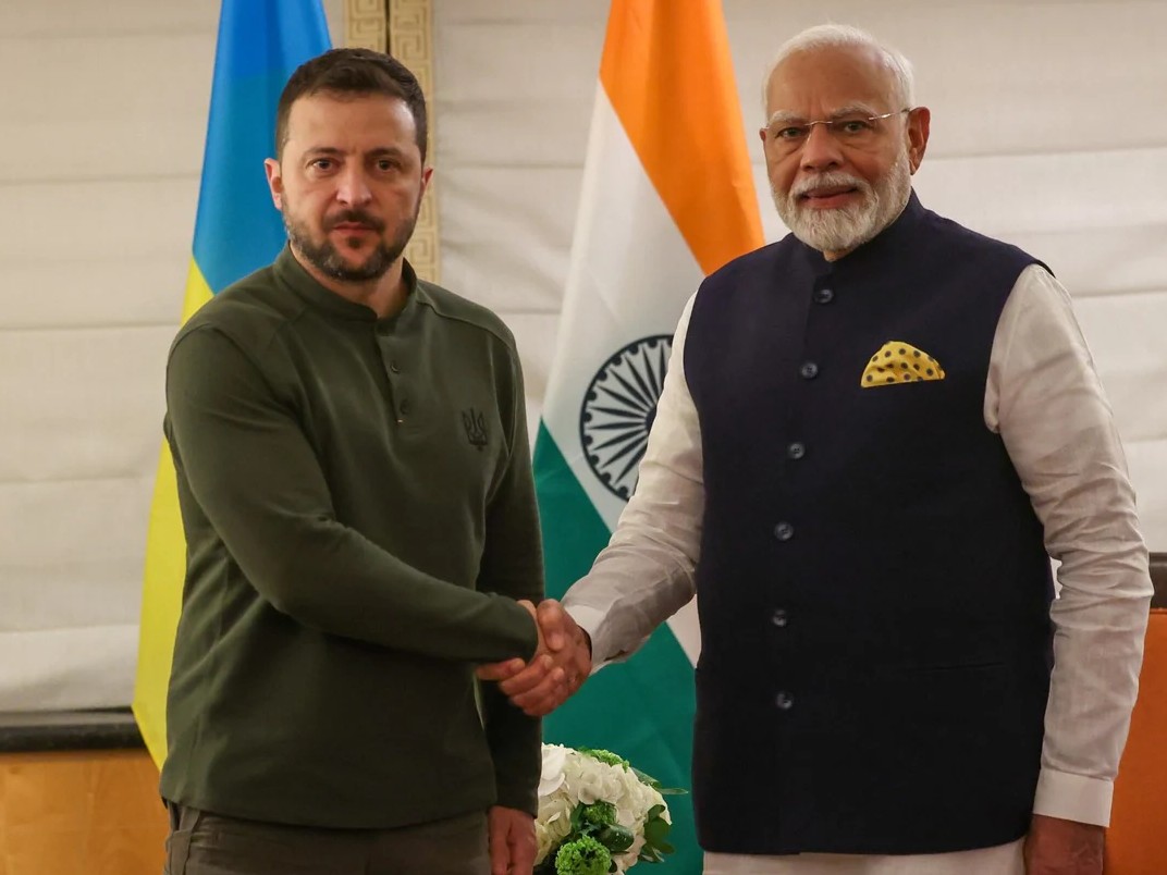 पिछले साल सितंबर में मोदी और जेलेंस्की की अमेरिका में मुलाकात हुई थी। - Dainik Bhaskar
