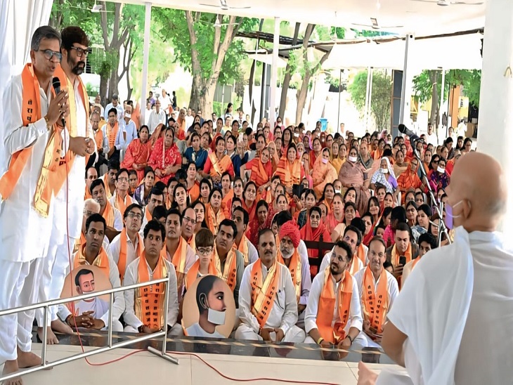 आचार्य महाश्रमण के दर्शन करने पहुंचा उदयपुर का संघ