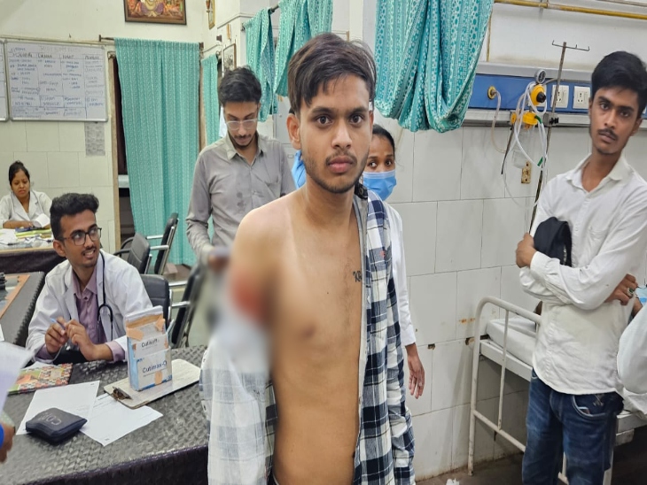 मामूली विवाद पर युवकों ने की पिटाई।