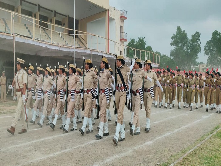 परेड़ को लेकर रिहर्सल