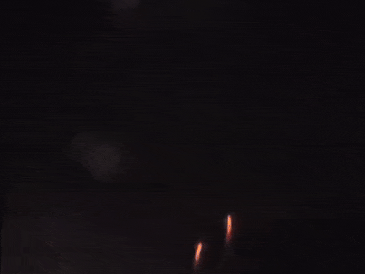 यात्रा के समापन पर शाम के समय आतिशबाजी की गई।