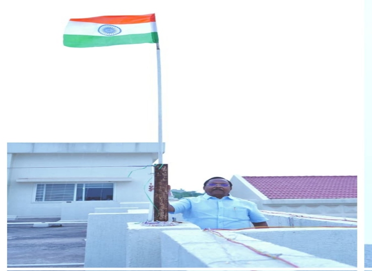 Har Ghar Tiranga 2025 : छत्तीसगढ़ बीजेपी का ‘हर घर तिरंगा’ अभियान, 50 लाख घरों में तिरंगा फहराने का लक्ष्य 13 मंत्री रामविचार नेताम ध्वजारोहण करते हुए।