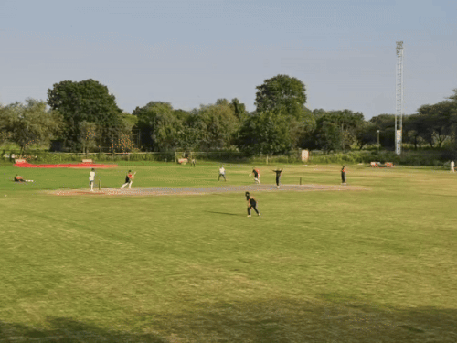 Stadium built in Neerpur Rajputan village.