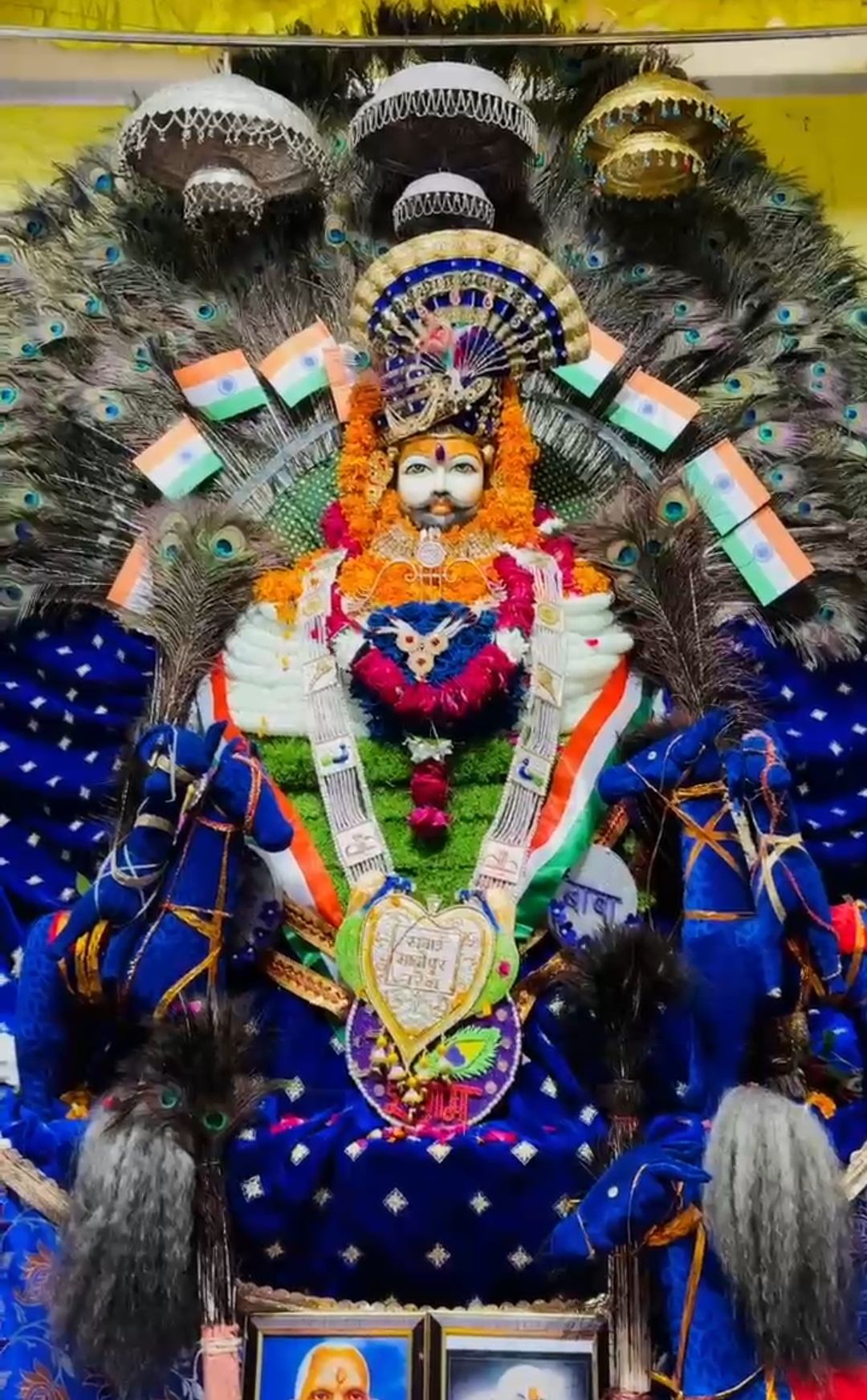 जन्माष्टमी पर श्याम बाबा को ढाई किलो चांदी का हार चढ़ाया जाएगा।