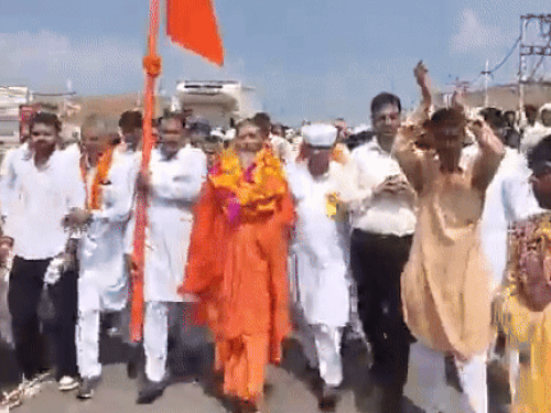 डबवाली में शोभा यात्रा निकालने के बाद स्वामी राजेंद्रानंद की तबीयत बिगड़ी थी।