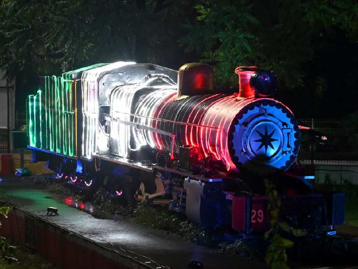 आजादी की रेल का इंजन भी 79वें स्वतंत्रता दिवस का गवाह बना