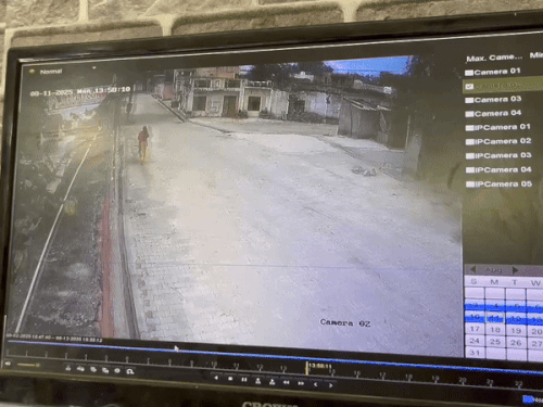 Teacher Manisha was seen in CCTV on the day of the incident.