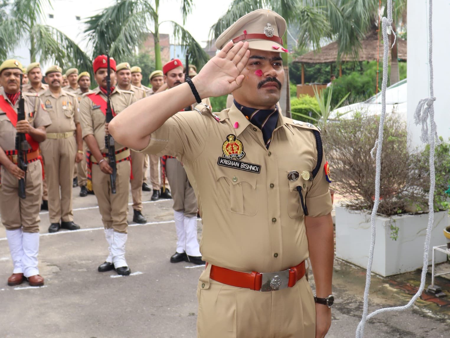 IPS Krishna Kumar Bishnoi awarded with excellent service medal