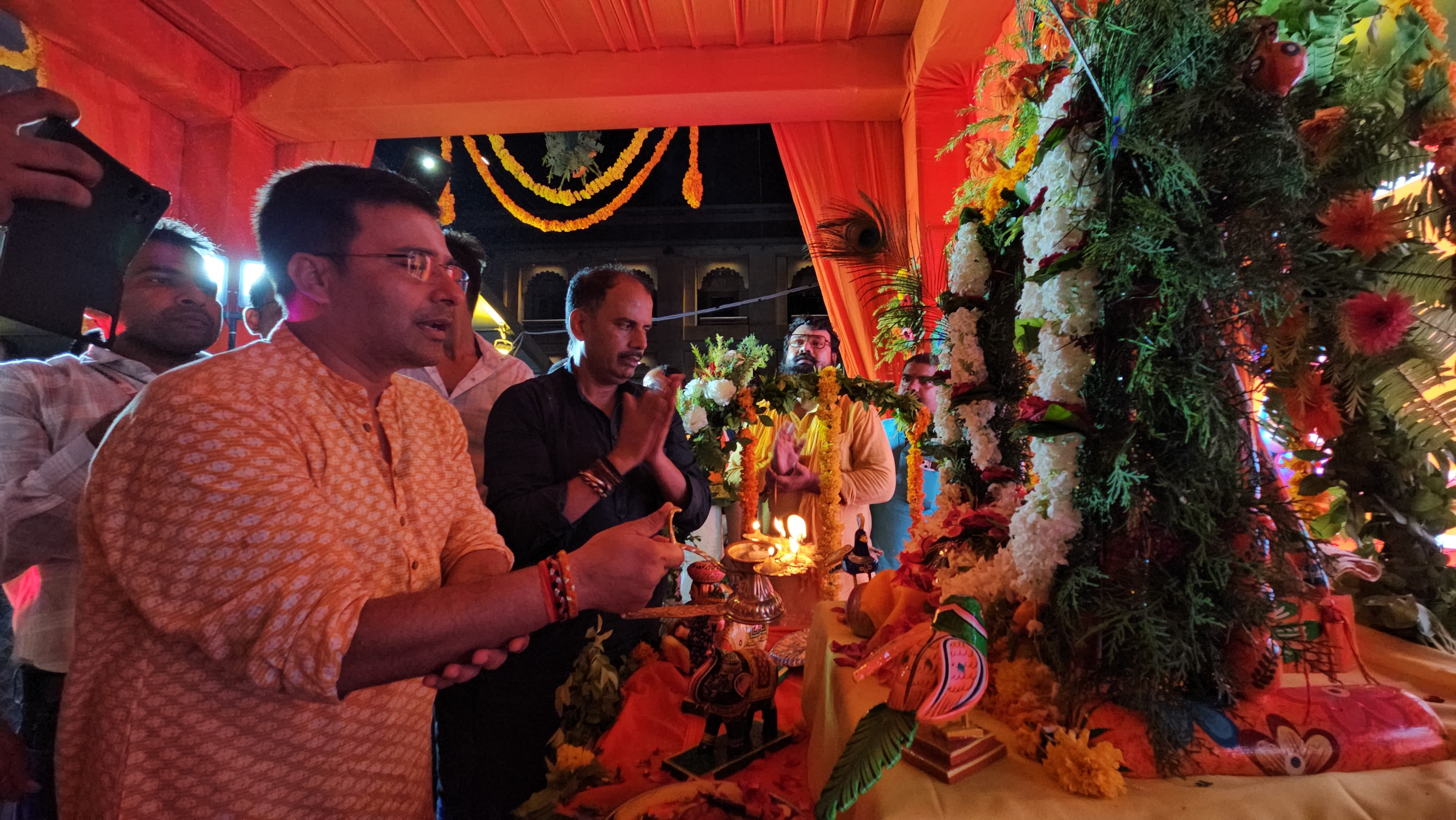 काशी विश्वनाथ धाम में मनाया गया जन्माष्टमी।