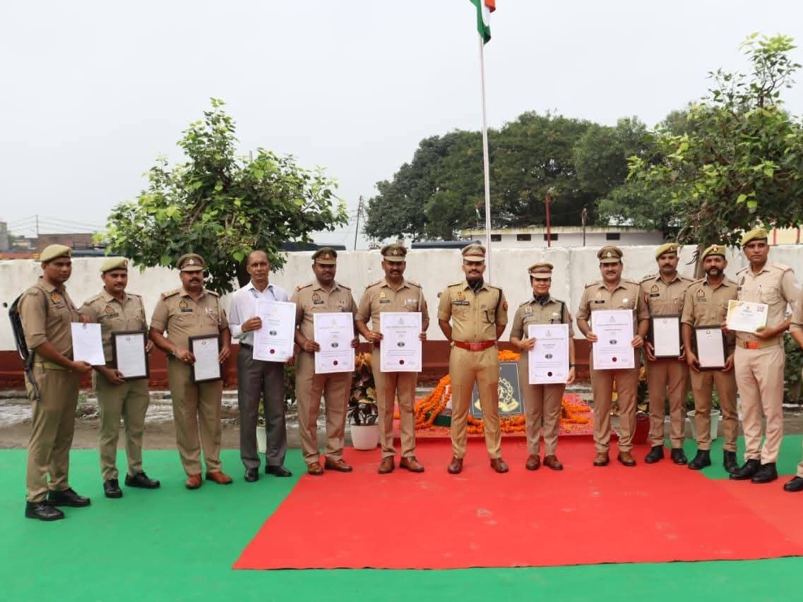 IPS Krishna Kumar Bishnoi awarded with excellent service medal