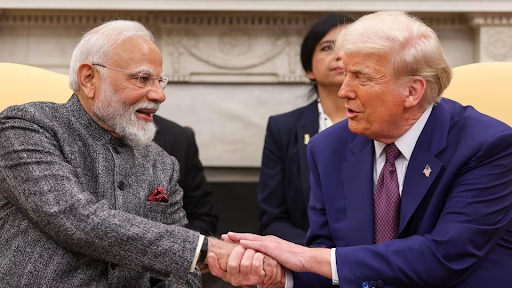 फरवरी में वॉशिंगटन डीसी में मुलाकात के दौरान ट्रम्प और मोदी ने द्विपक्षीय व्यापार को 2030 तक दोगुना करने का लक्ष्य रखा था।