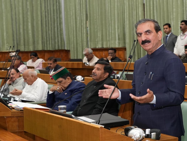 CM Sukhu while responding to the discussion on disaster in the House