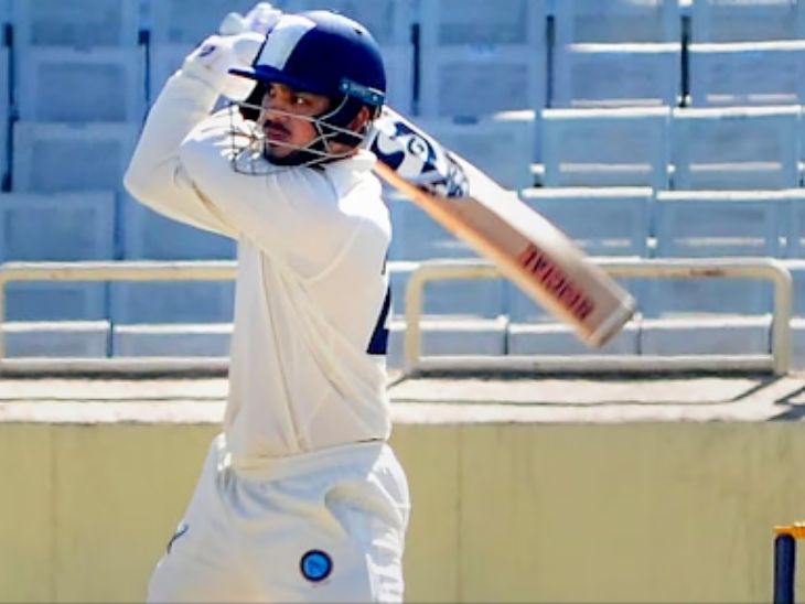 Ishaan Kishan played his last match against the Samarset for Nottinghamshire from 29 June to 2 July 2025 in Tonton. - Dainik Bhaskar