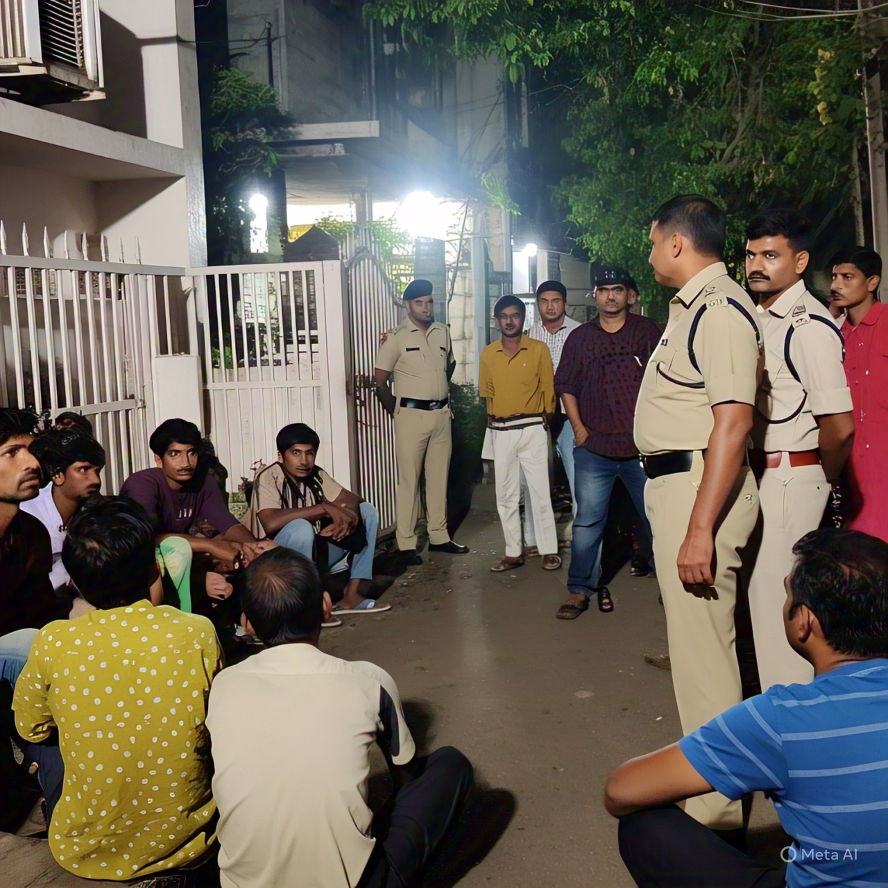पुलिस ने केस के सिलसिले में कई लोगों से पूछताछ की, लेकिन कहीं कोई सुराग हाथ नहीं लगा। -फोटो AI जनरेटेड