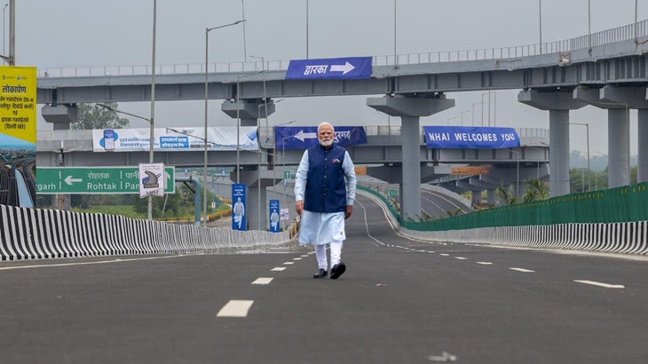 17 अगस्त को उद्घाटन से पहले PM नरेंद्र मोदी UER-2 का दौरा करने गए थे।