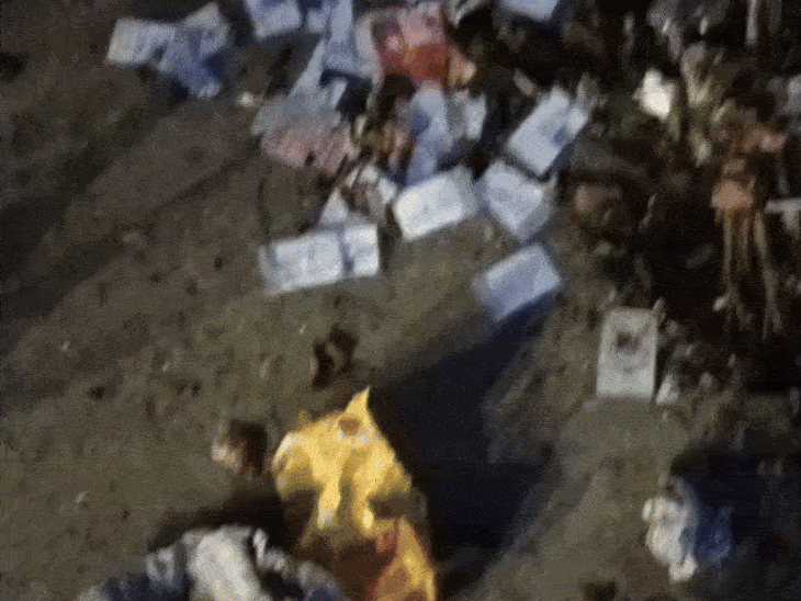 केंद्रीय मंत्री डॉ. वीरेंद्र कुमार के बंगले के पास से जली हालत में वोटर आईडी कार्ड्स मिले हैं।