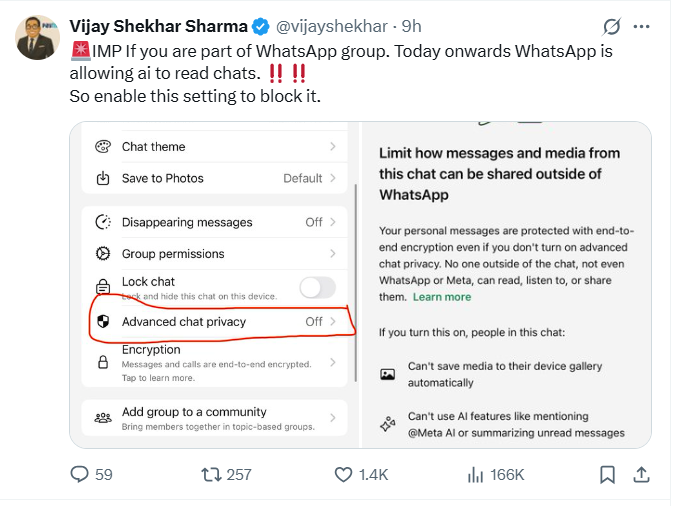 विजय शेखर ने सोशल मीडिया प्लेटफॉर्म X पर पोस्ट के जरिए इसकी जानकारी दी।