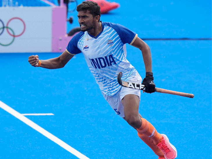 The Indian hockey team won the bronze medal at the Paris Olympics last year. - Dainik Bhaskar