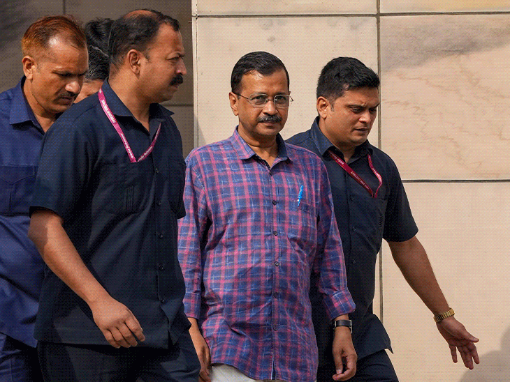 शराब नीति केस केस में तत्कालीन CM केजरीवाल को गिरफ्तार किया गया था।- फाइल फोटो
