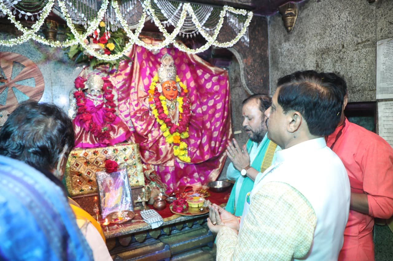 The CM offered prayers on the Janmashtami festival in Ujjain on 16 August.