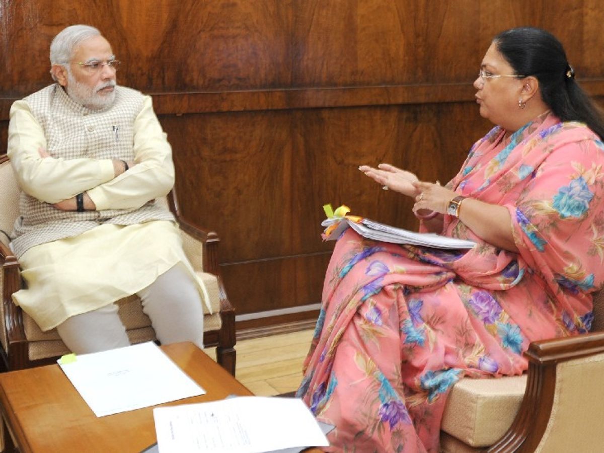 पूर्व मुख्यमंत्री वसुंधरा राजे ने पीएम नरेंद्र मोदी से 28 जुलाई को दिल्ली में मुलाकात की थी।