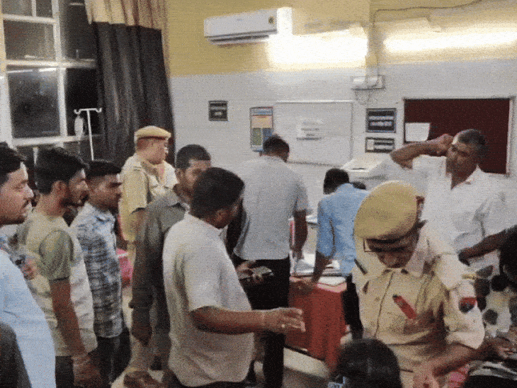 घायलों को नाहटा हॉस्पिटल में करवाया भर्ती, पुलिस जुटी जांच में।